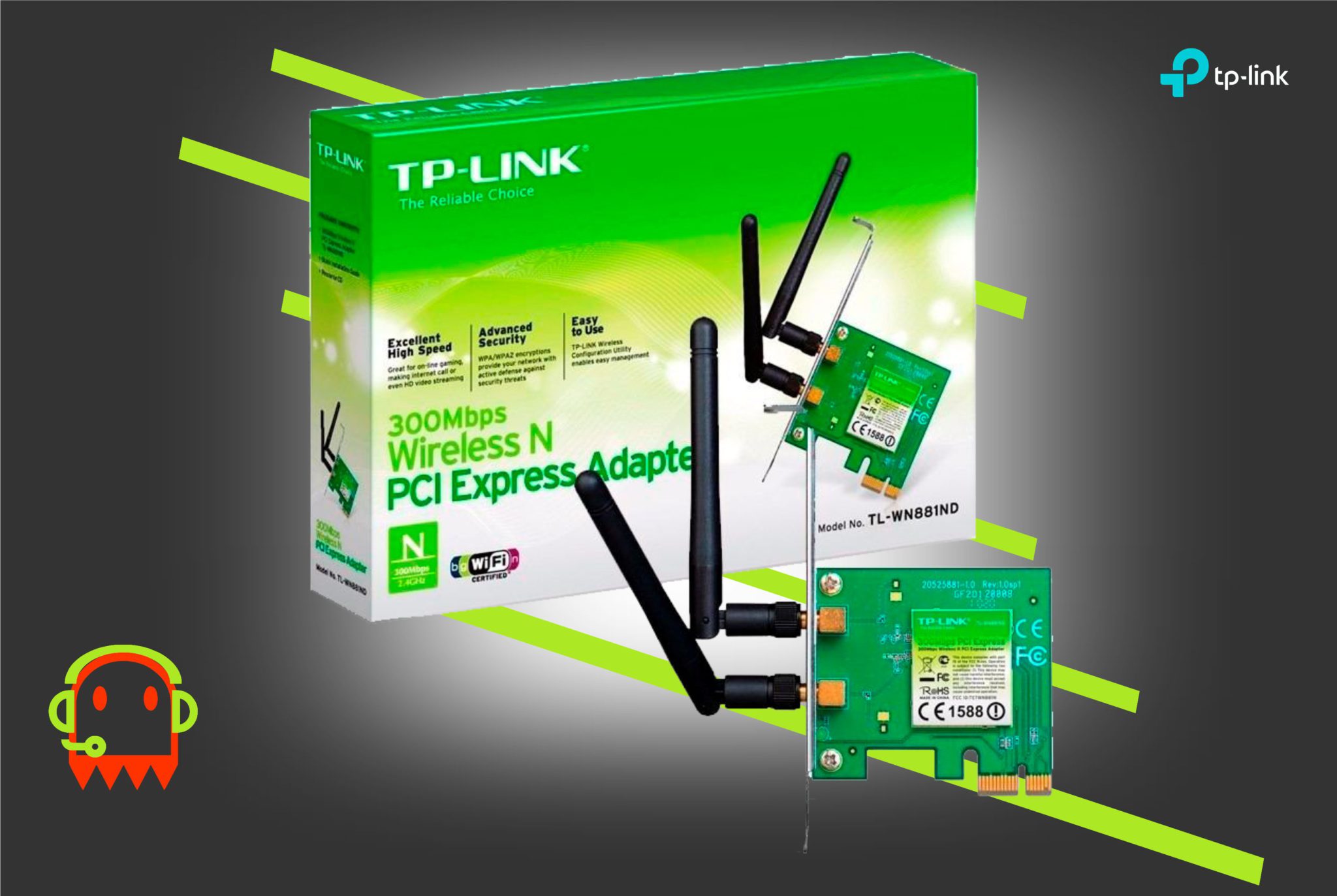 tl wn881nd connect to which pci-e